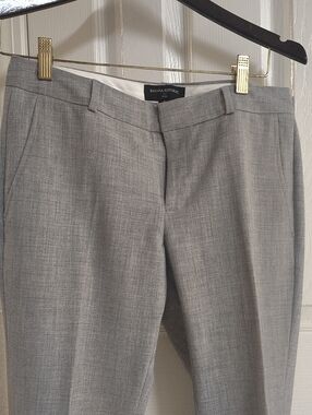Banana Republic Heathered Gray Dress Trousers